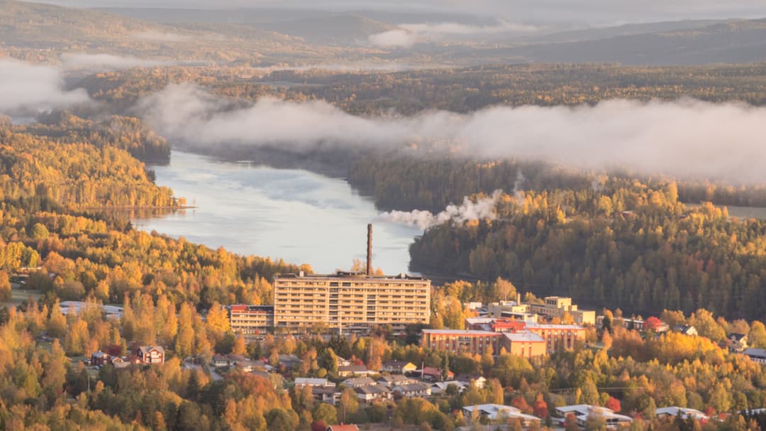 Vy över Sollefteå.