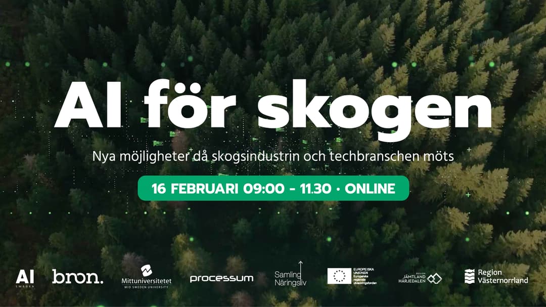 AI for the forest, online event, February 16 2022, at 09:00-11:30