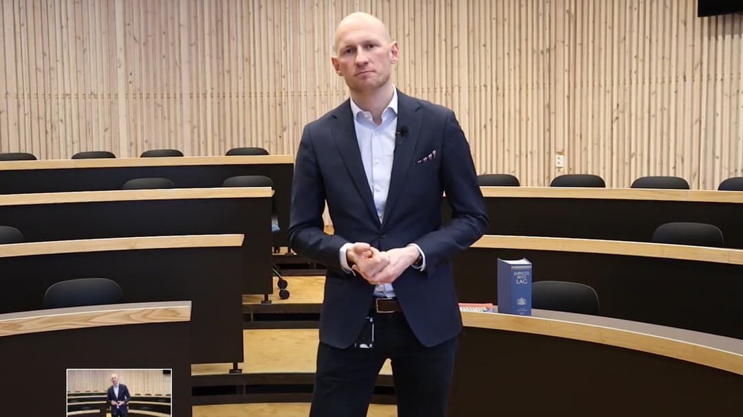 Förvaltningsjuridik, skärmdump