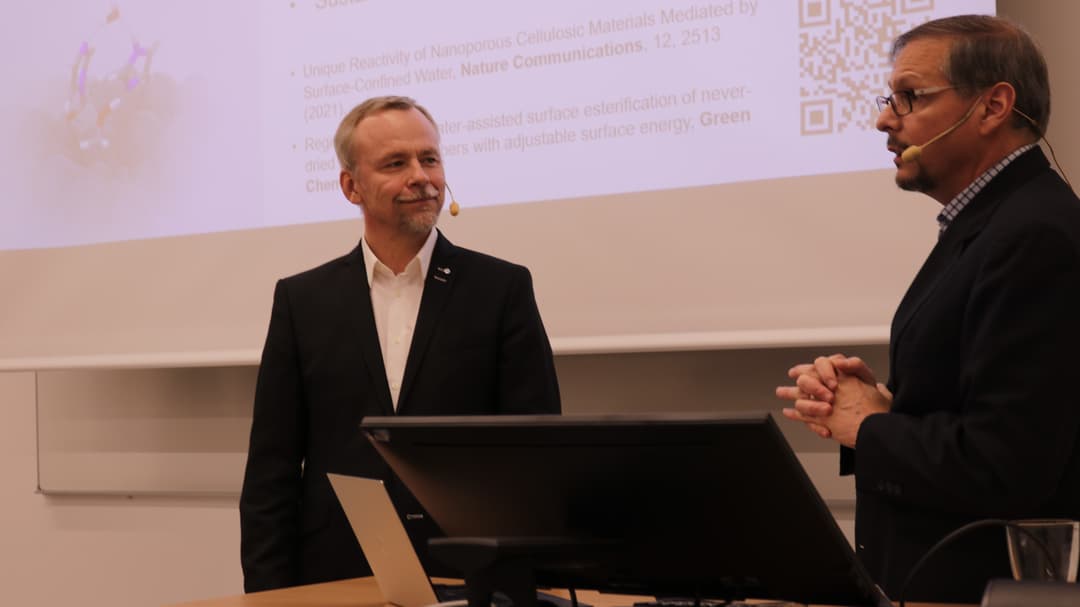 Orlando Rojas and Magnus Norgren