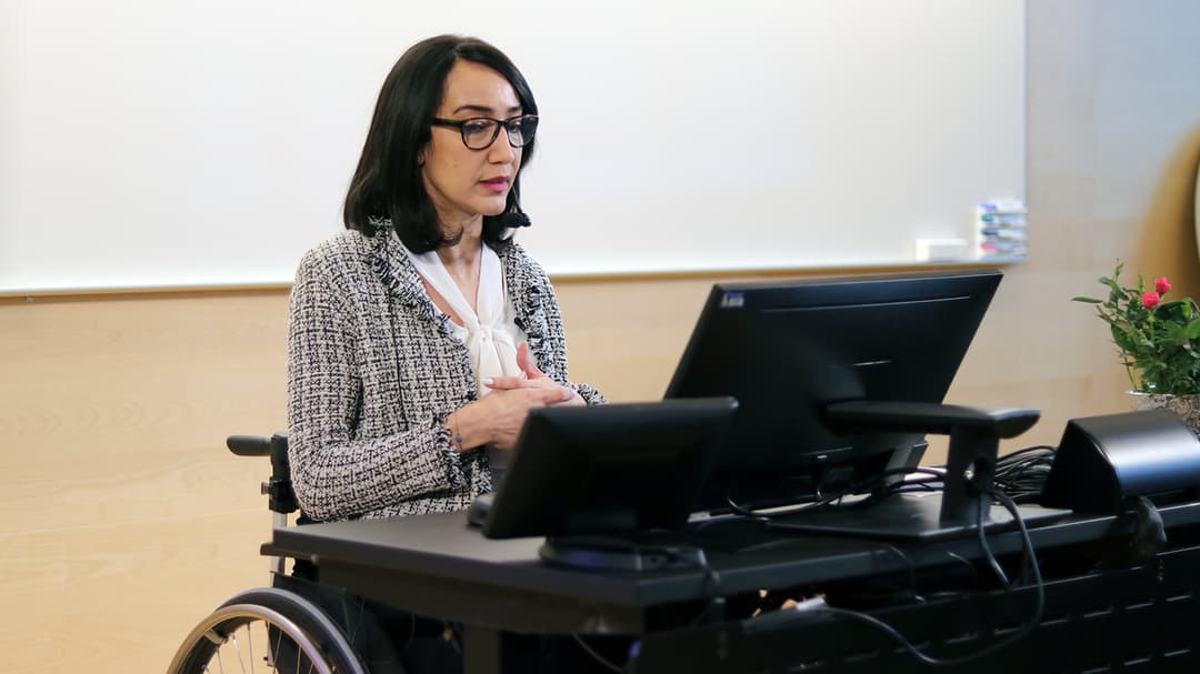 Hiba Alqaysi presents her doctoral thesis