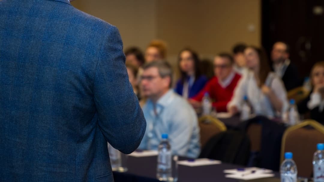 Participants at a conference