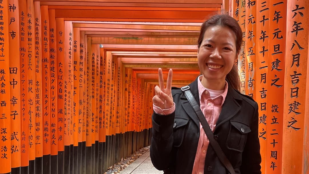 Kim Kim Bui utbytesstudent i Japan