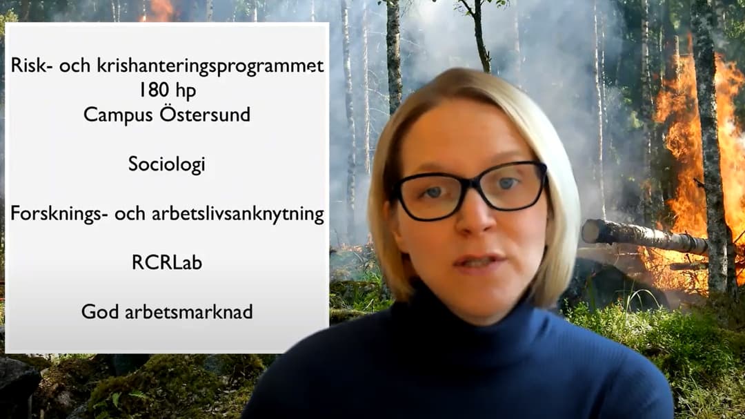 Skärmdump Risk och kris