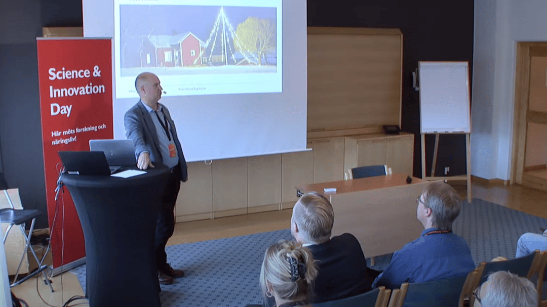 Prof. Mårten Sjöström at Science and Innovartion Day 2019.