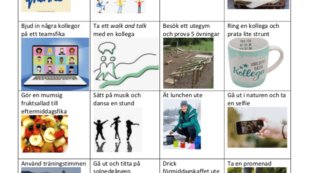 aktivitetsbingo