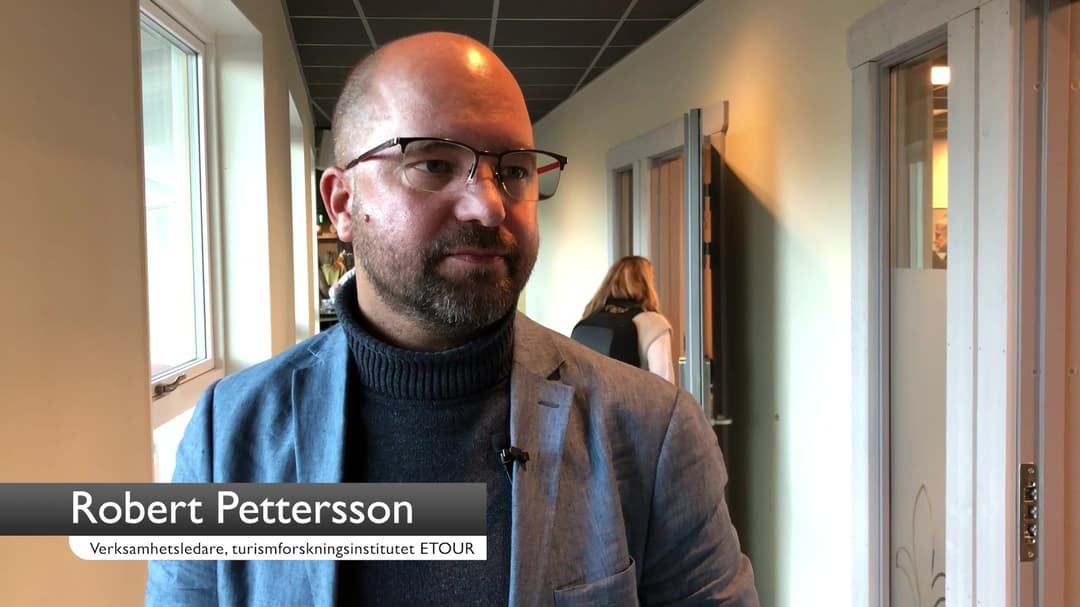 Robert Pettersson deltar i intervju om nya strategin för besöksnäringen