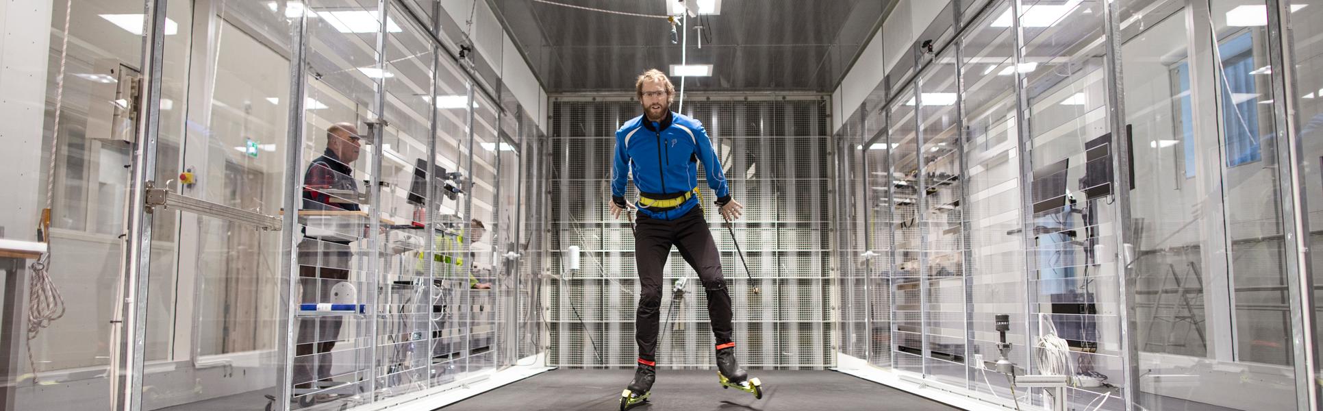 Vintunneln på Sports Tech Research Centre i Östersund