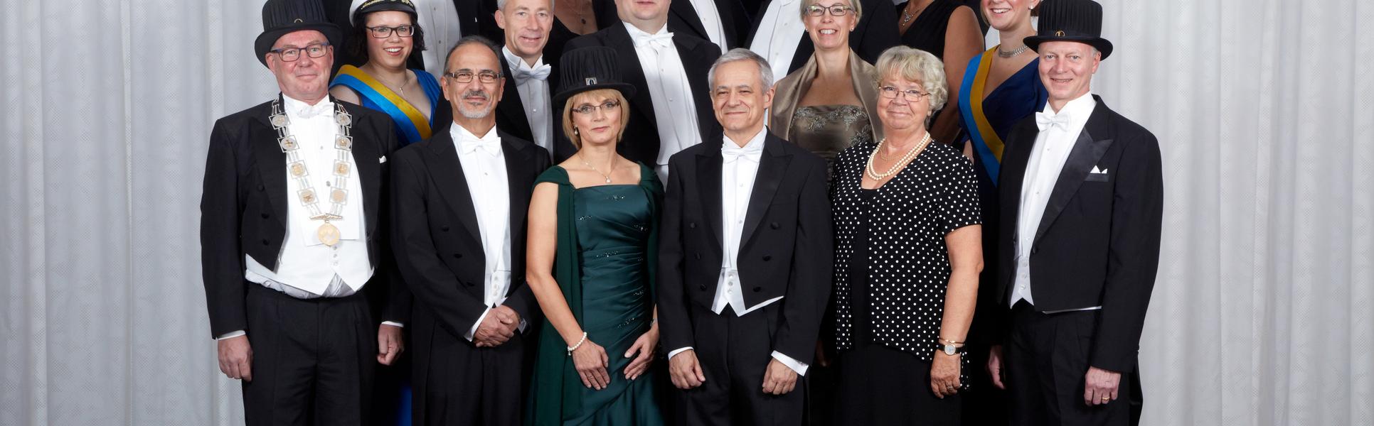 Festföremål, professorer, akademisk högtid