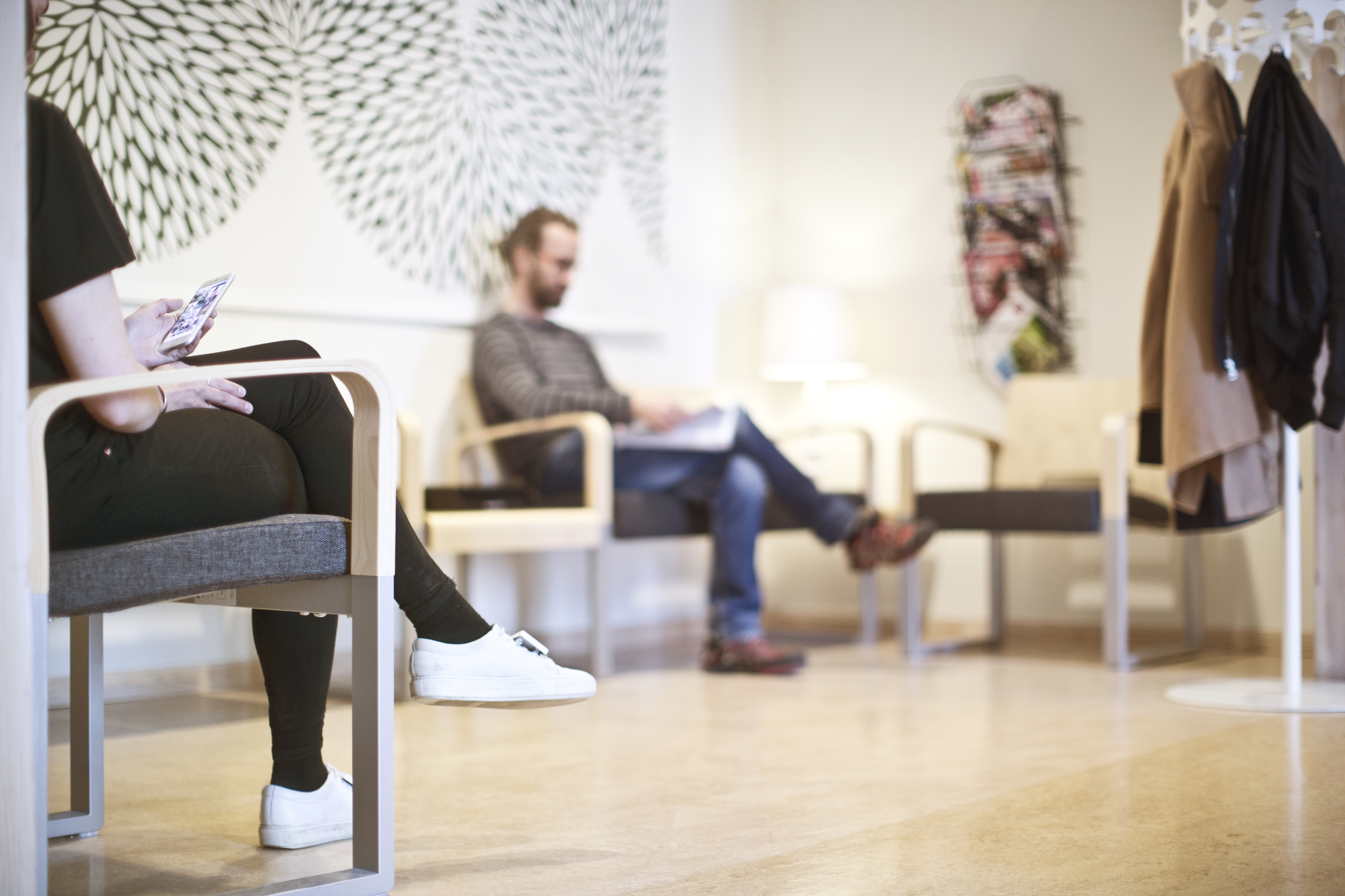 Väntrum, psykologimottagningen