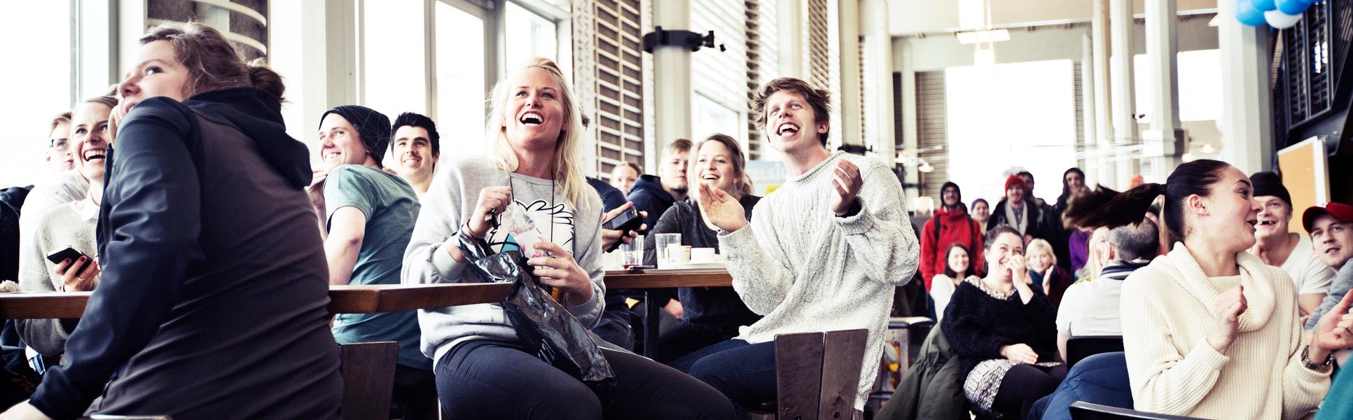 Studenter, Hus G Östersund, skidåkning i OS 2014