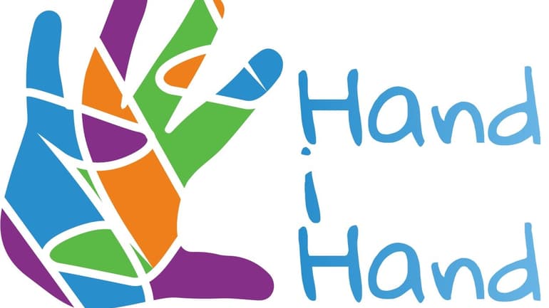 Logotyp för projektet Hand in Hand