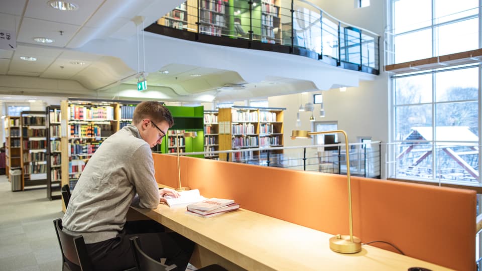 Studiesituation biblioteket Sundsvall 