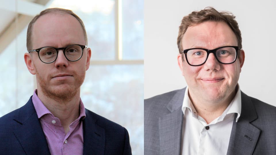 Bild på forskarna Gustav Liden och Jon Nyhlen