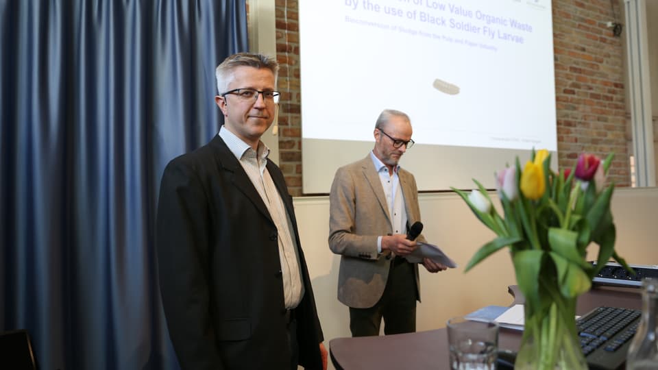 Robert Norgren presenterar sin avhandling