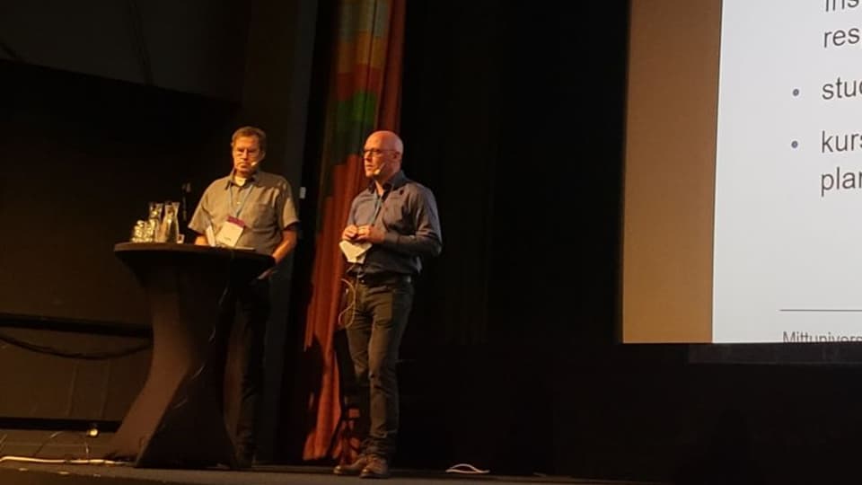 Peter Öhman och Jimmy JAldemark föreläser om Buffle på Myndighetsnätverket