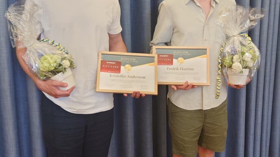 Prisutdelning för mest innovativa examensarbete