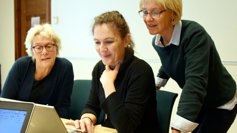 Yvonne von Friedrichs, Cecilia Dalborg og Britt Paula Mørkved