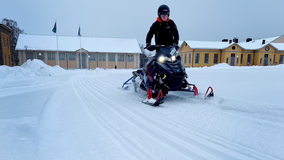 skoter skidspår