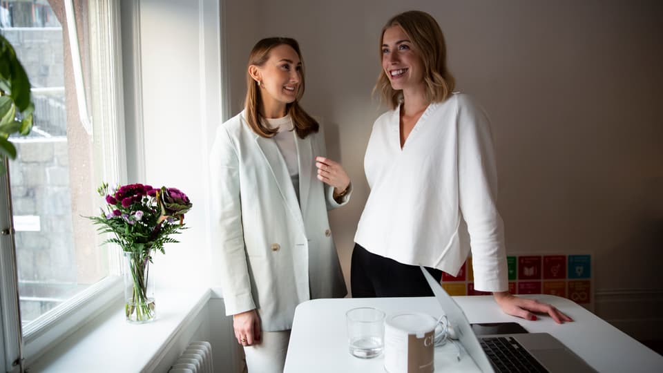 Therese Svensk och Linnea Eriksson