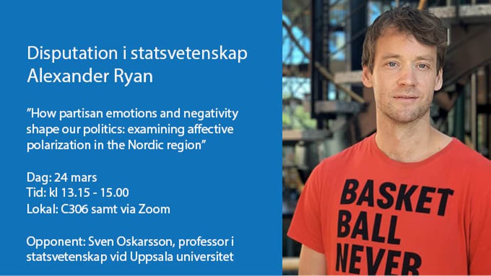 Disputationsbild Alexander Ryan