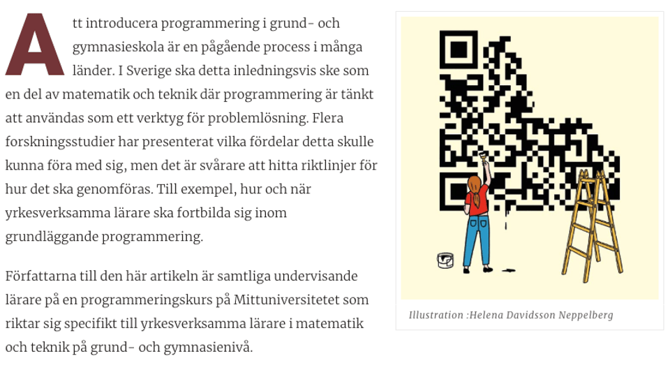 Programmering i matte och teknik Artikel i Pedagogiska Magasinet nov 2019.png