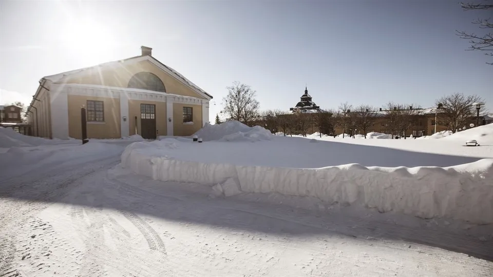 Vinterexteriör Campus Östersund