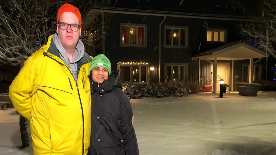 Joakim Bodin och Emma Ramsell deltar i projektet och tränar numera tre gånger i veckan. Foto: Pelle Fredriksson, Mittuniversitetet.