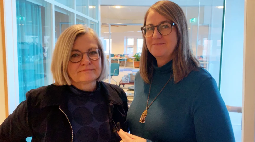 Lotta Wogensen och Ann-Sofie Olsson, Malmö universitetsbibliotek