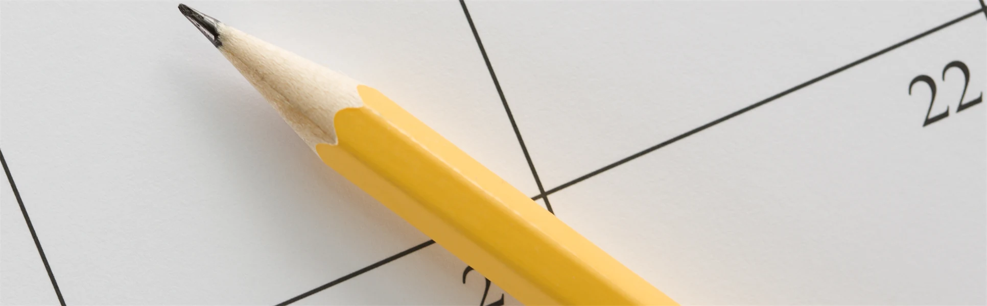 Planering, schema, kalender, penna