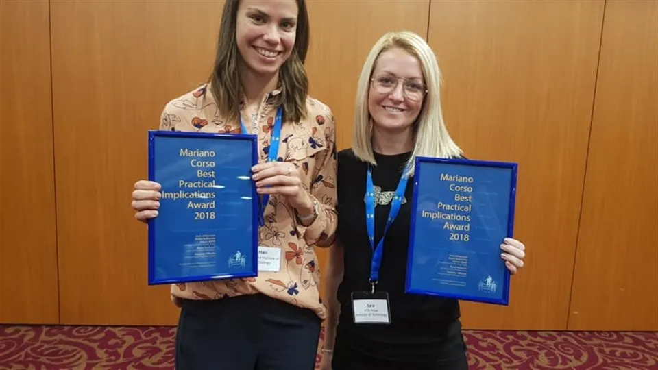 Malin Kullström och Sara Johansson