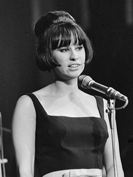 woman with microphone