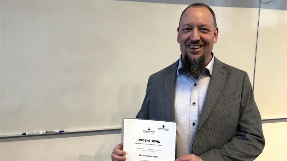 Henrik Andersson lecture as Associate Professor.