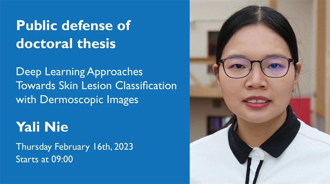 Disputation i elektronik med Yali Nie.