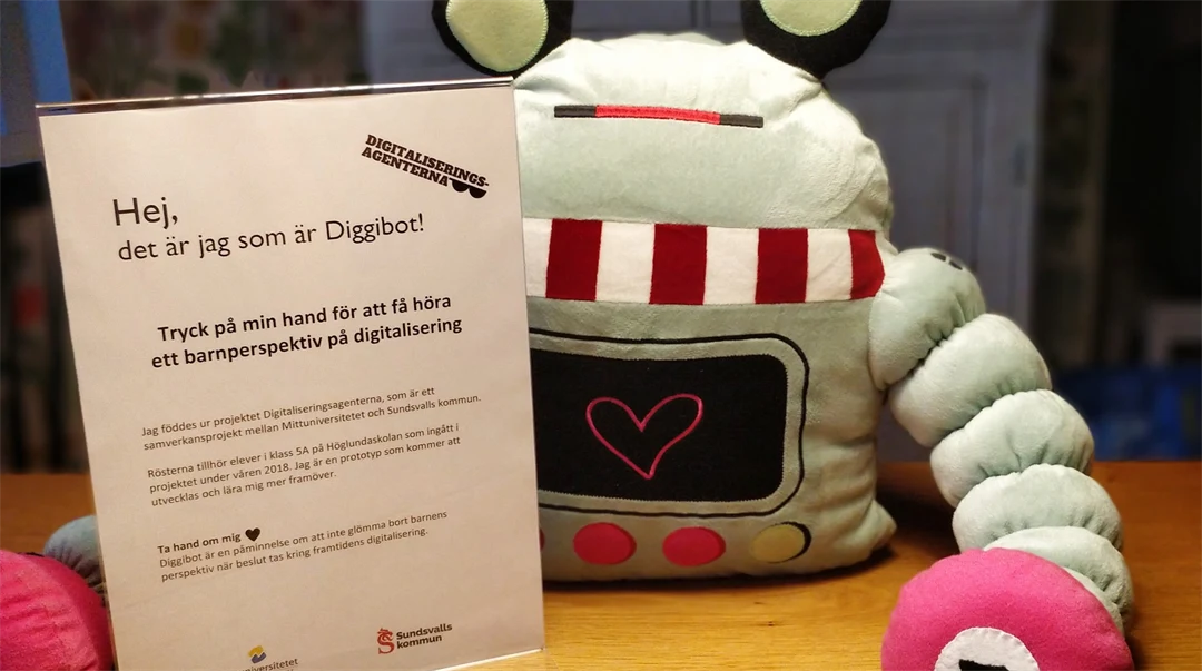 Diggibot, en robot