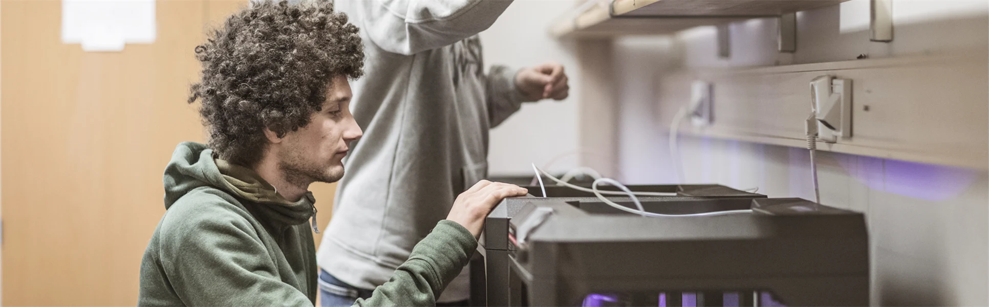 Studenternas 3D-labb sportteknologi och maskiningenjör