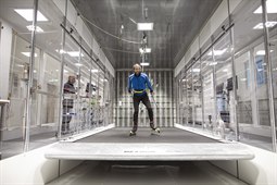 Vintunneln på Sports Tech Research Centre i Östersund