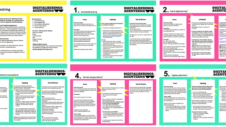 Lektioner Digitaliseringsagenterna