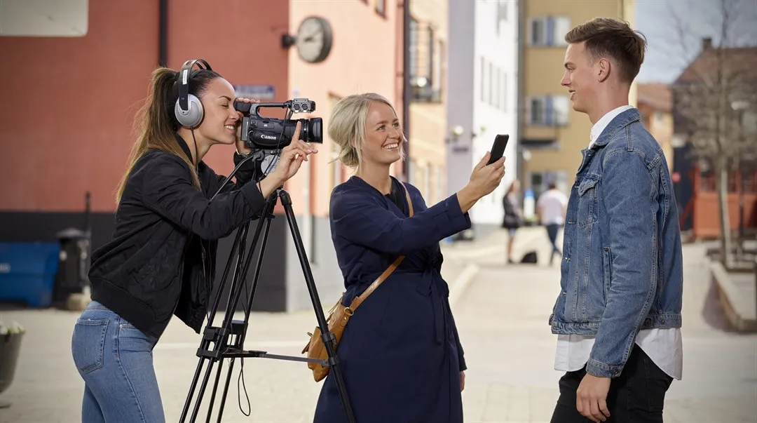 Studenter på kommunikations- och PR-programmet
