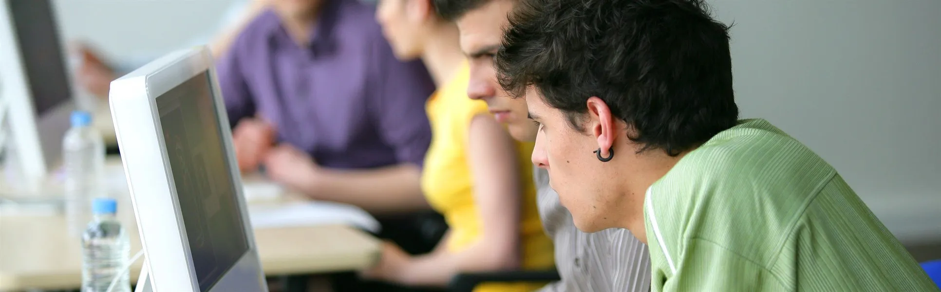 dator, kommunikation, klassrum