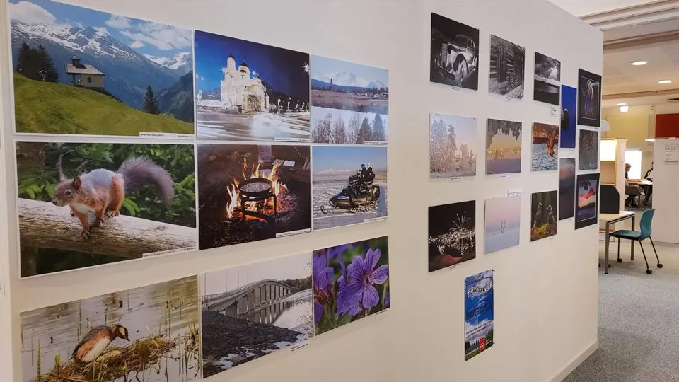 Utställning biblioteket Östersund