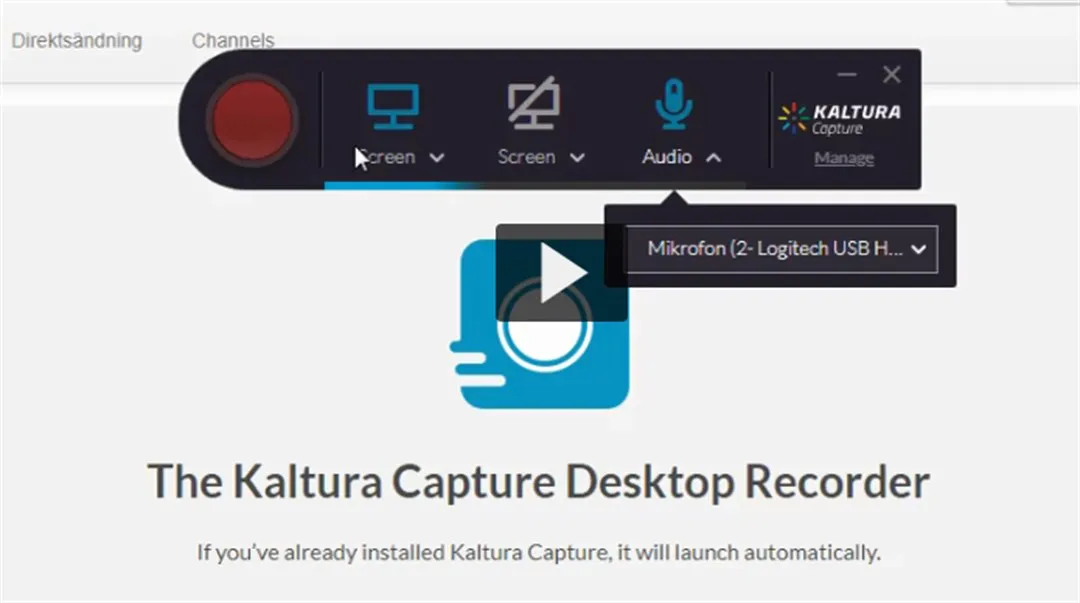 Kaltura Capture