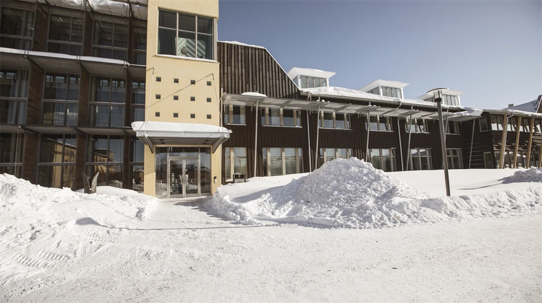 Vinterexteriör Campus Östersund