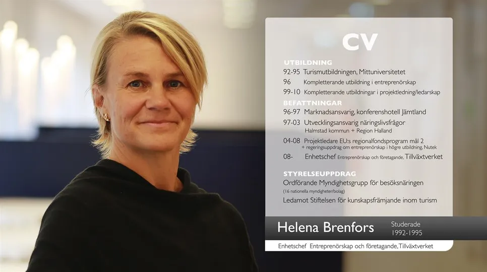 Helena Nyberg Brehnfors, CV-skylt