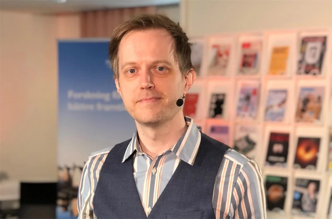 Jan Lundgren på UR-föreläsning.