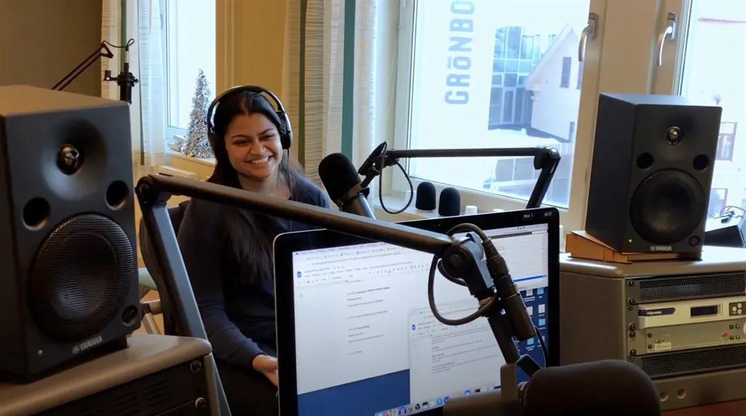 Studenter på journalistprogrammet